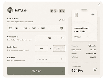 Bolt Online payment interface