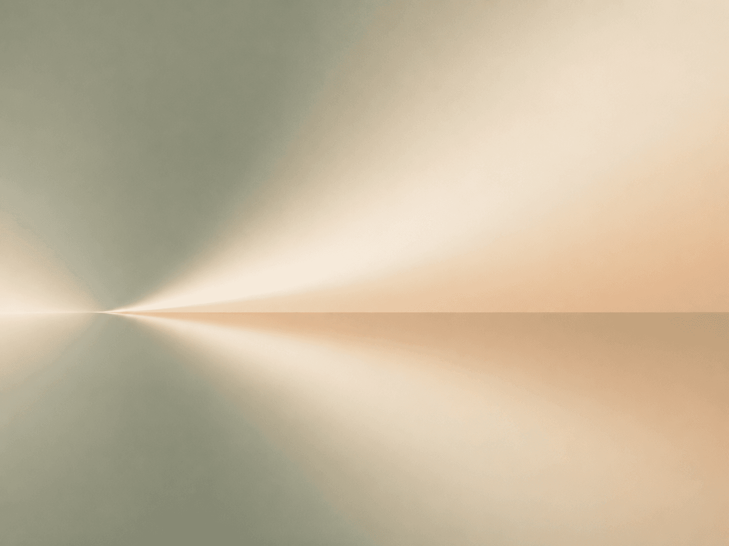 Abstract spectrum of blue, pink, and gold light