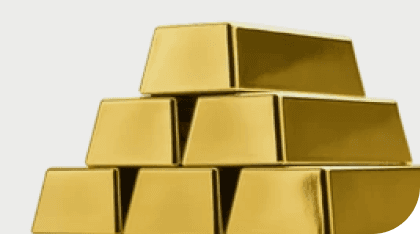 Stacked gold bars