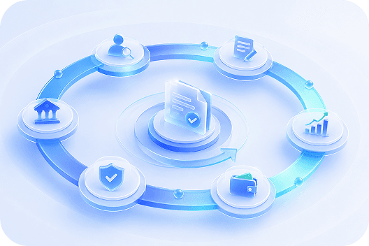 End-to-end loan lifecycle management dashboard