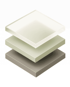 Layered abstract squares representing collateral asset tiers