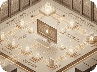 Data encryption and secure cloud-native infrastructure overview