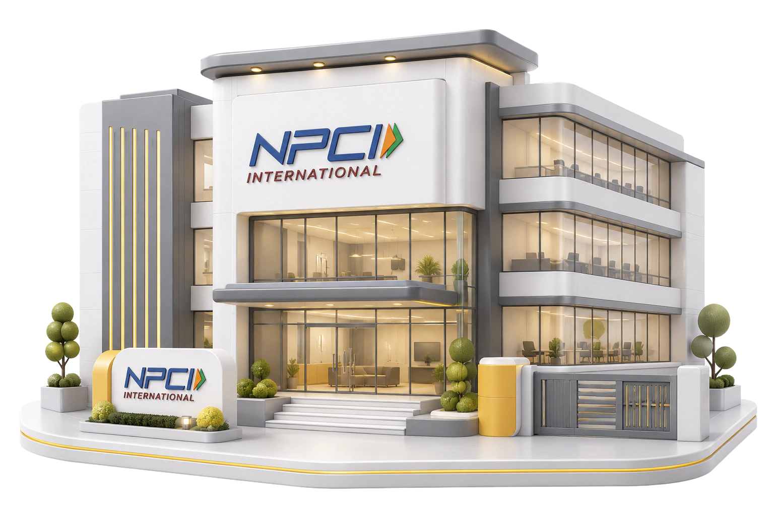 NPCI building represented within Bolt UPI infrastructure